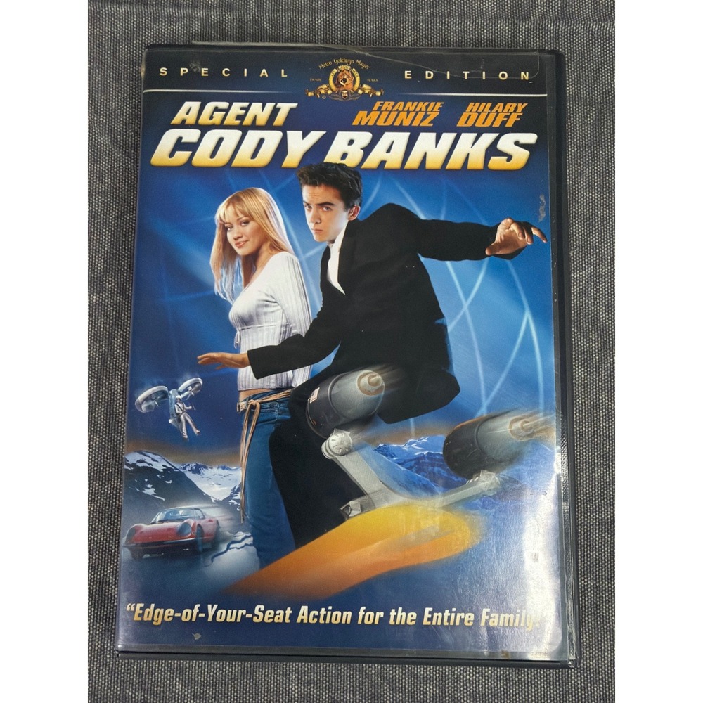 Agent Cody Banks DVD Special Edition Frankie Muniz Hilary Duff 2003 MGM PG